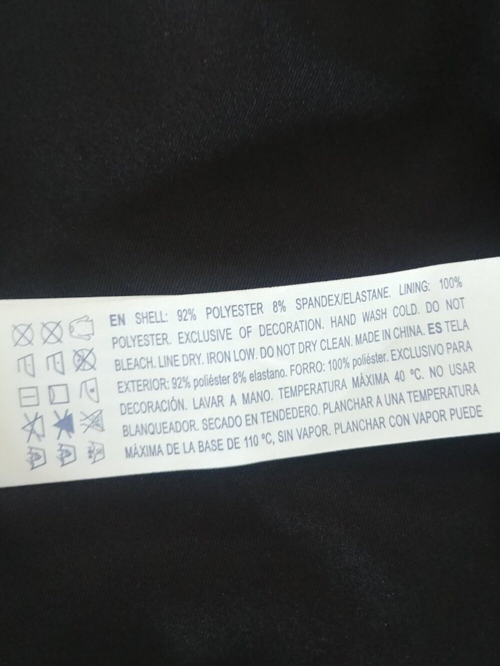 Forever 21 Small black velvet embroidered vest with long tassel fringe - Picture 10 of 15